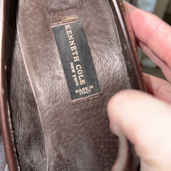 KENNETH COLE BROWN LEATHER/SUEDE MENS DRESS SHOES SIZE 10 - Picture 11 of 15